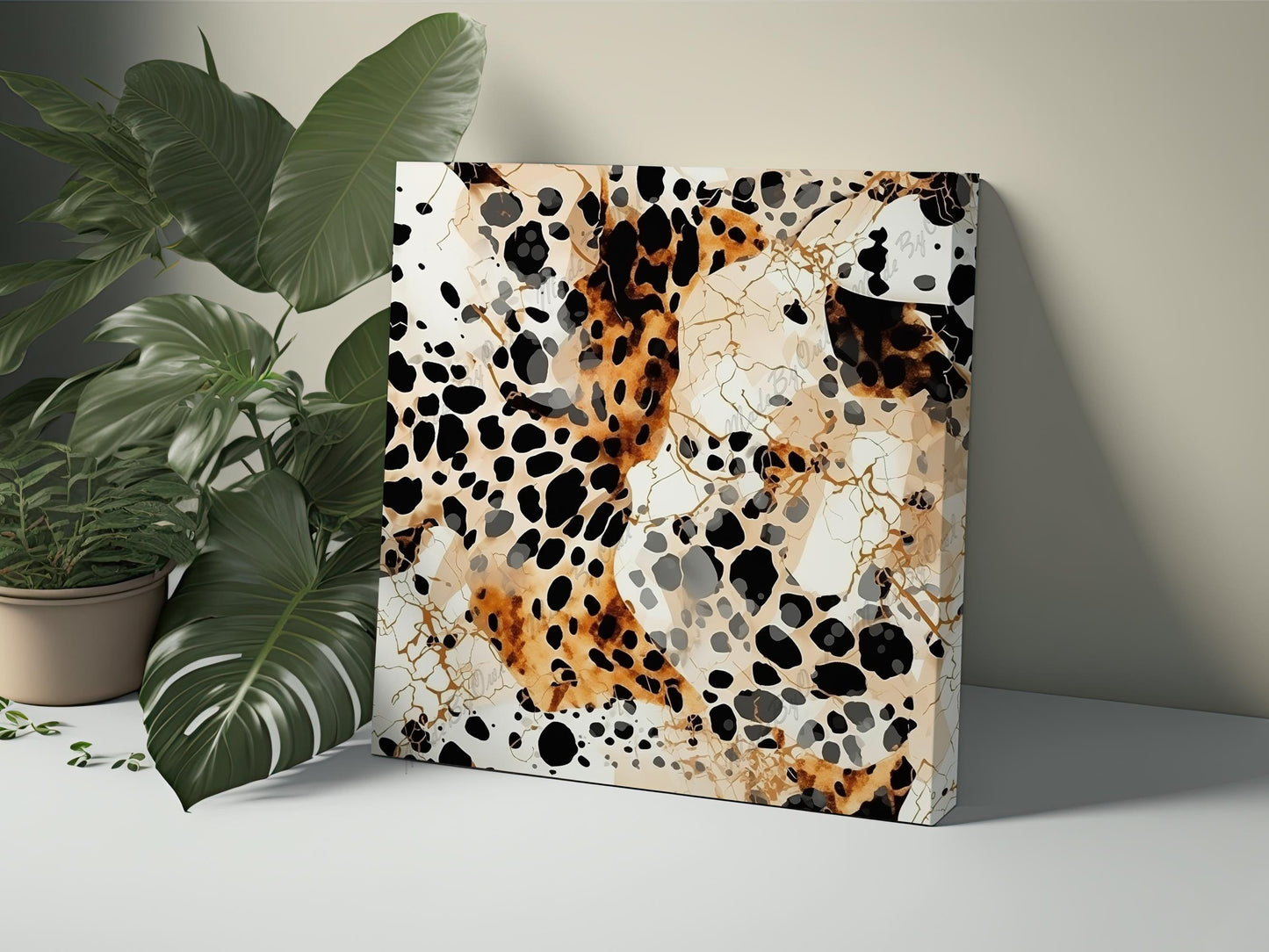 Cheetah Digital Paper Pack, Animal Print Pattern, Leopard Background