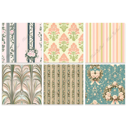 Grandmillennial Seamless Digital Paper Pack | Instant Download