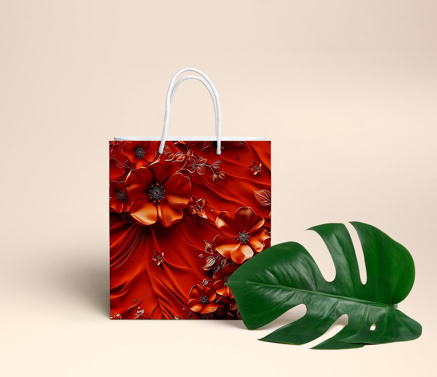 3D Floral Digital Paper Pack — Seamless Floral Patterns Download