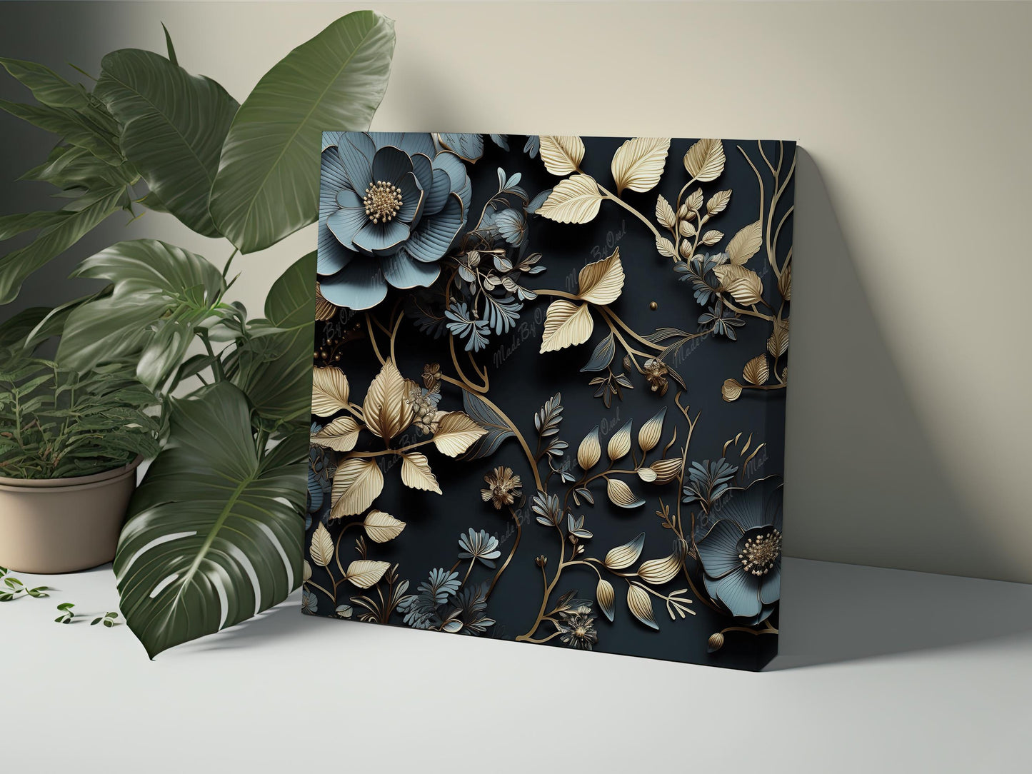 3D Floral Digital Paper Pack — Seamless Floral Patterns Download