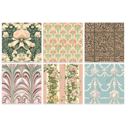 Grandmillennial Seamless Digital Paper Pack | Instant Download