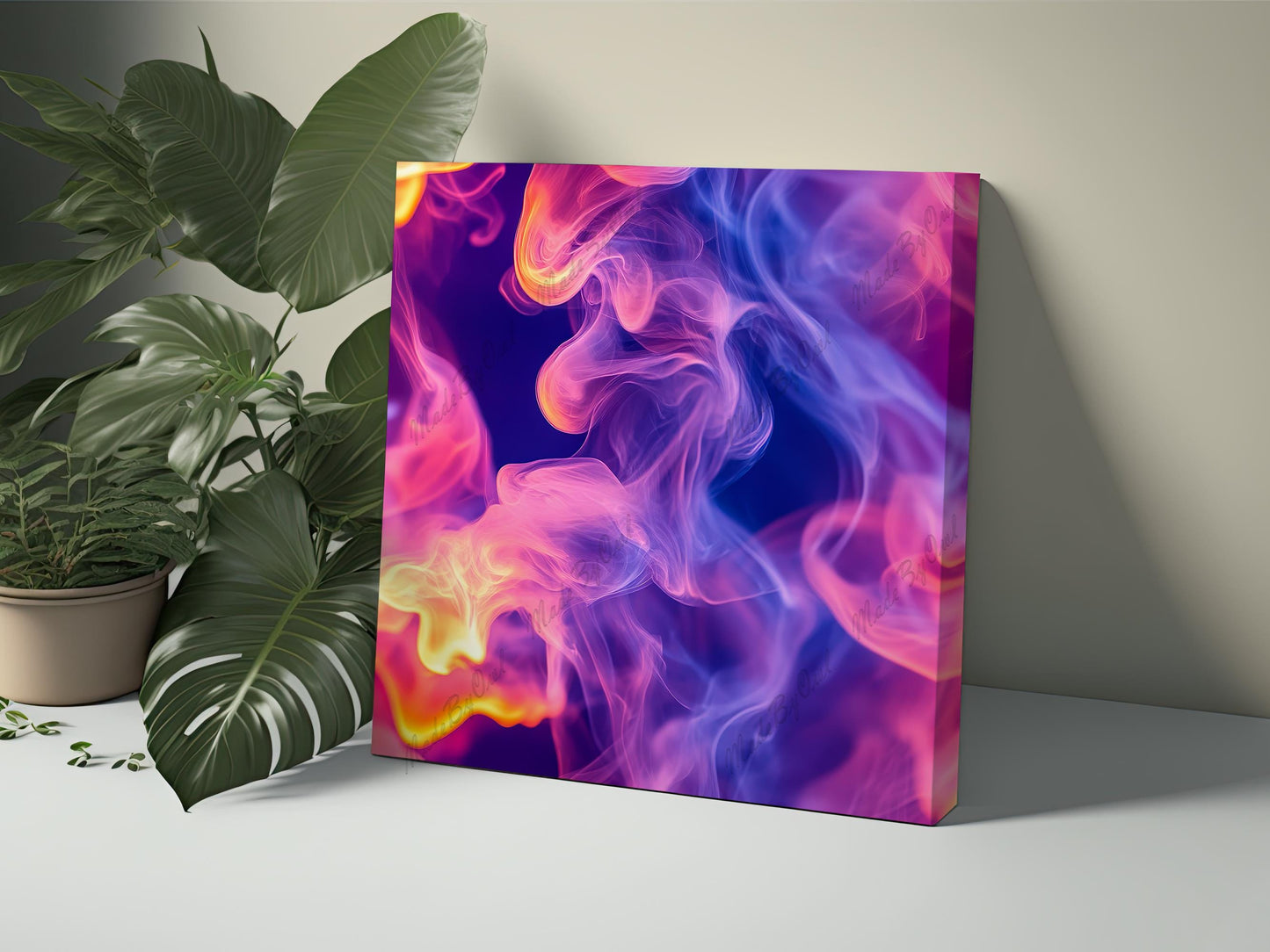 Colored Smoke Seamless Digital Paper Pack | Instant Download