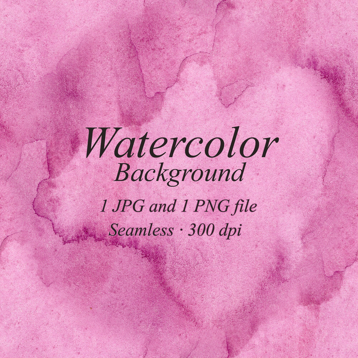 Light Purple watercolor background with text about file formats and resolution