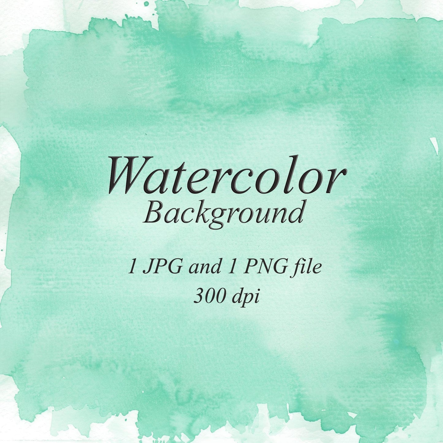 mint green watercolor background, digital backdrop, hand painted texture, watercolor washes