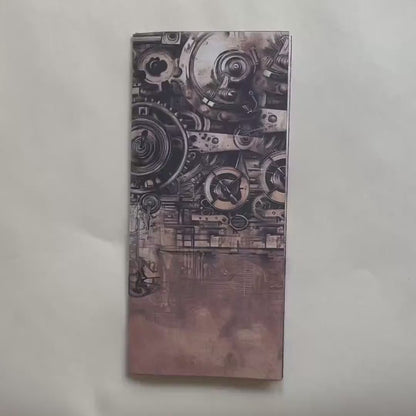 Steampunk Junk Journal Folio Kit, Plane Waterfall Folio Printable