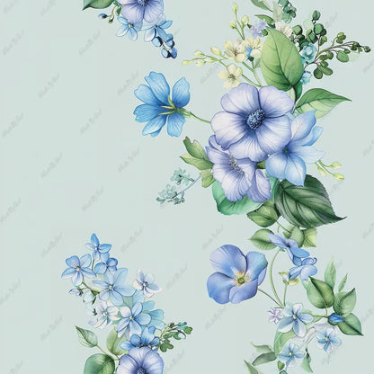 Magnolia Floral Tileable Pattern, Flower Backgrounds Digital Download