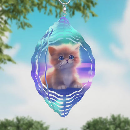 Animals Wind Spinner Sublimation Design Bundle, Download PNGs