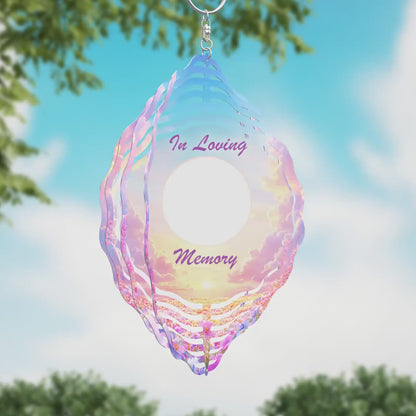In Loving Memory Wind Spinner Sublimation Design PNG