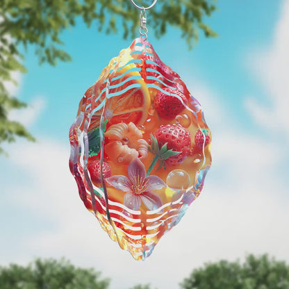 Summer 3D Wind Spinner Design – Sublimation PNG Download