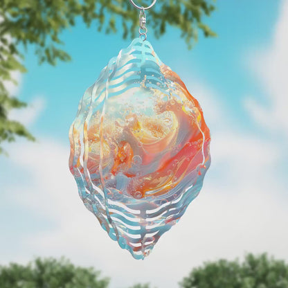 Ocean Wave Wind Spinner Sublimation Design Digital Download