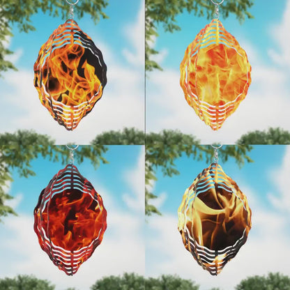 Fire Wind Spinner Design Bundle Wind Spinner Design – Sublimation PNG Download