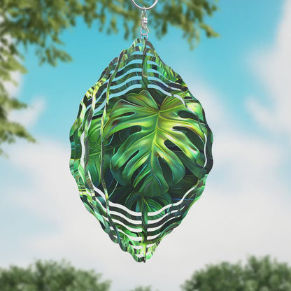 Monstera Wind Spinner Sublimation Design Download